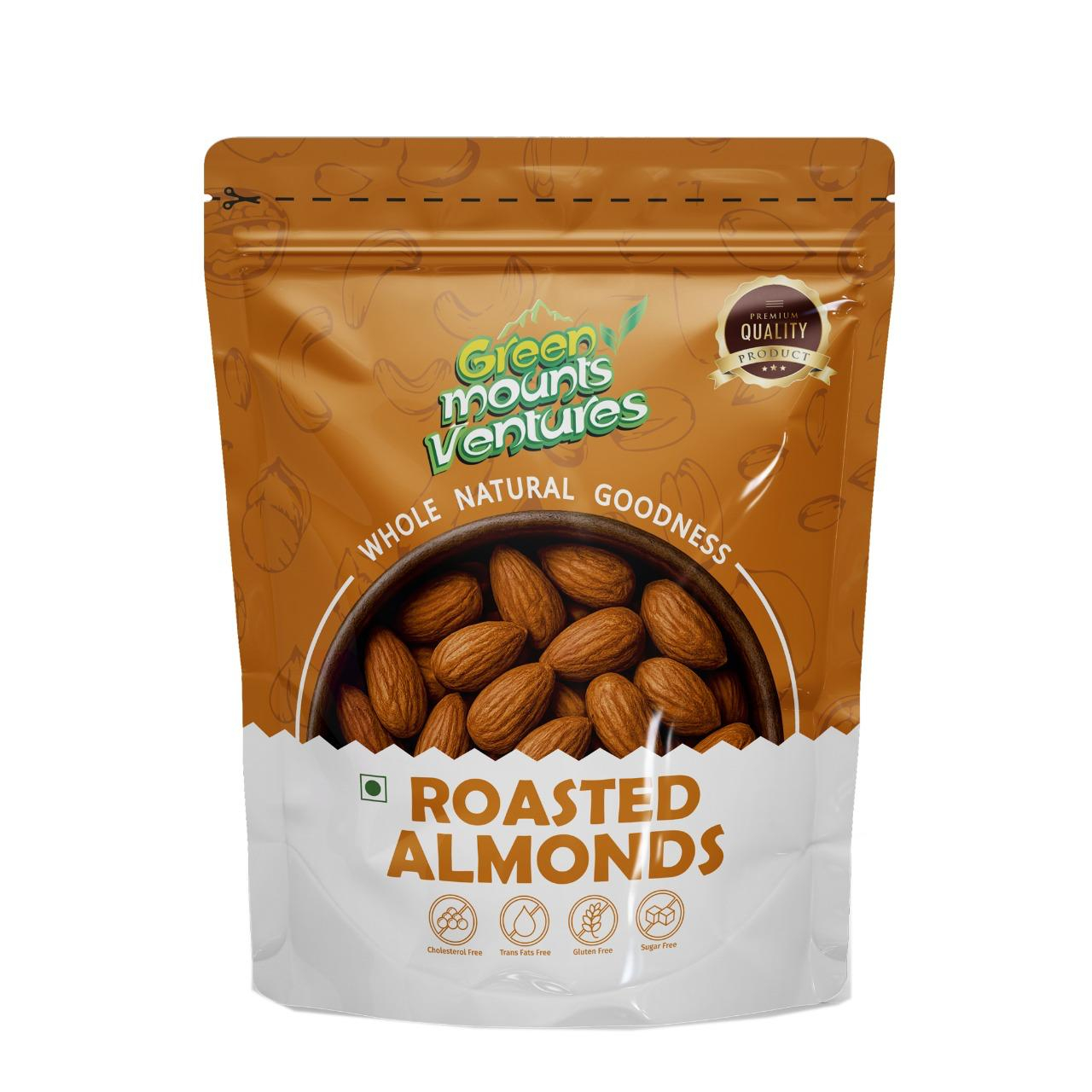 Premium Quality Roasted Almonds – Energy & Wellness Booster