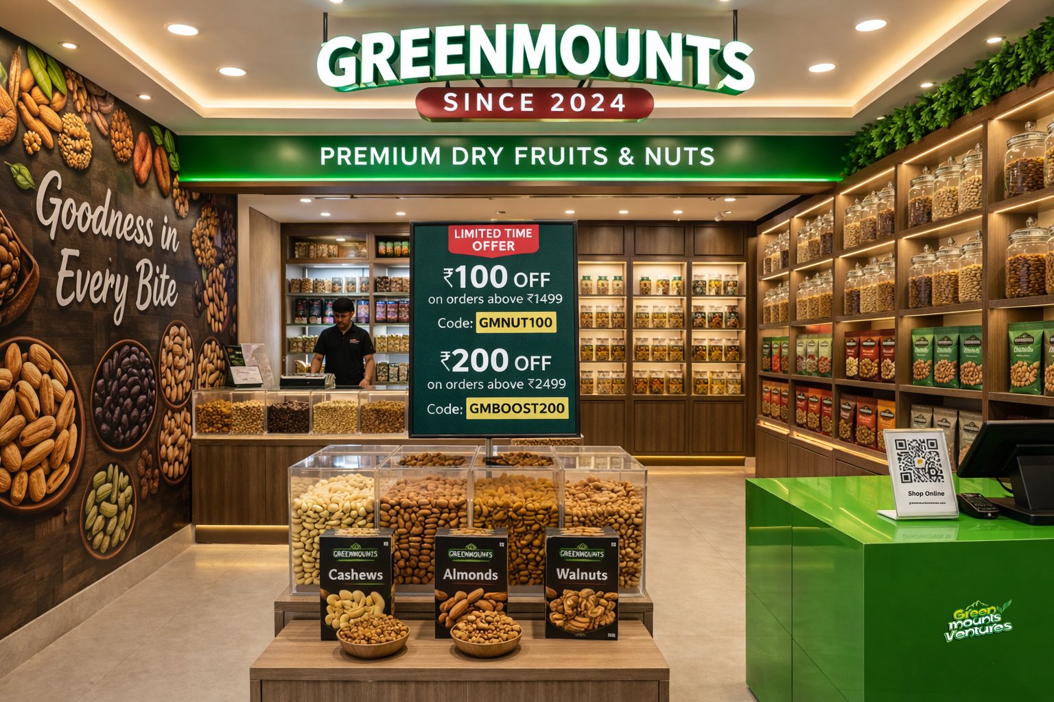Greenmounts Ventures Store - Premium Dry Fruits